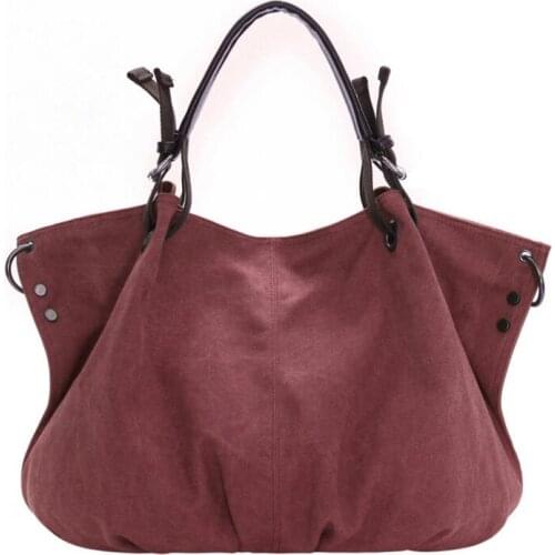 Bag again 020617 new hot good quality women big canvas bag female large tote