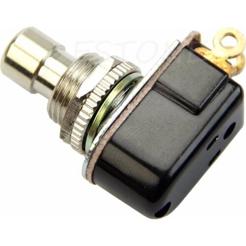 1 PC SPST Momentary Soft Touch Push Button Stomp Foot Pedal Electric Guitar Switch Dropshipping