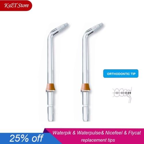 Orthodontic Tip For Waterpik Waterpulse Nicefeel Flycat Replacement Nozzles Dental Water Floss Oral Irrigator Hygiene Jet Tips