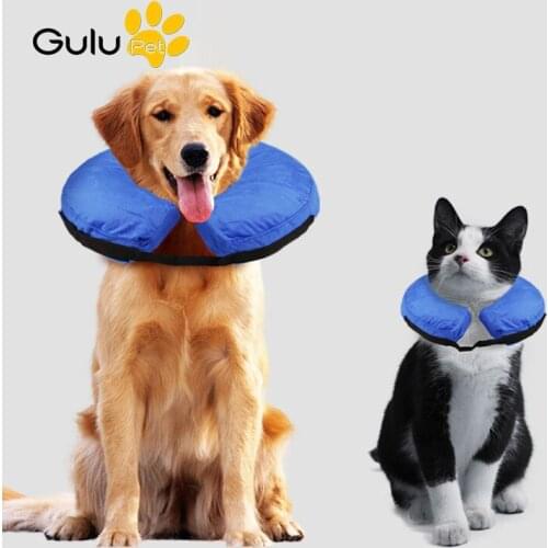 Dog Collar Inflatable Pet Collar Collar Anti-bite/scratch Neck Collar Protective Circle Puppy Care