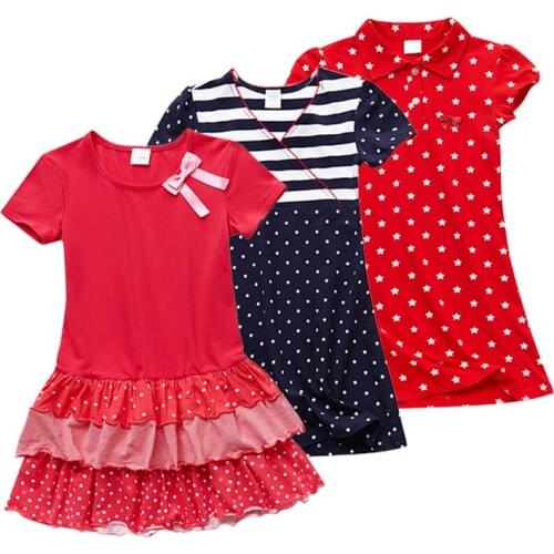 3-8T Girls Summer Girl Dress 2020 Brand Stripe Printed Cute Princess Dress Children Costume for Kids Clothes Vestidos Baby Dress