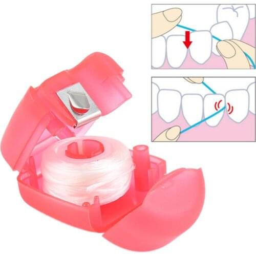 15m Portable Floss Oral Care Tooth Cleaner With Box Practical Health Hygiene Supplies Oral Care Color Randomly