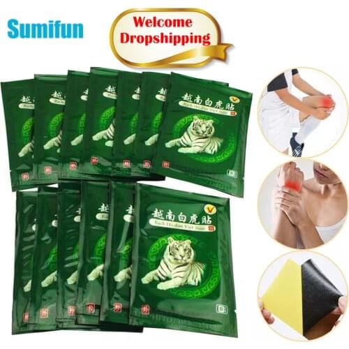 Sumifun 8/48/104Pcs Vietnam White Tiger Balm Medical Plaster Back Muscle Arthritis Pain Relief Patch C161
