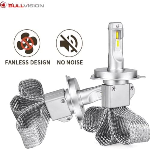 H11 9006 LED Headlight Bulb Fanless Csp chip no noise H7 H4 9005 H8 H9 HB3 HB4 fog lights for car motorcycle 6000K