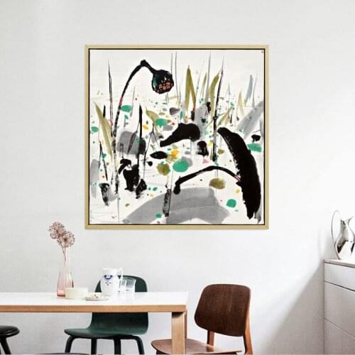 Wu Guanzhong works Spring Swallow Modern Chinese Ink Canvas Painting Large Prints Poster Hotel Living Room Home Wall Art Gifts