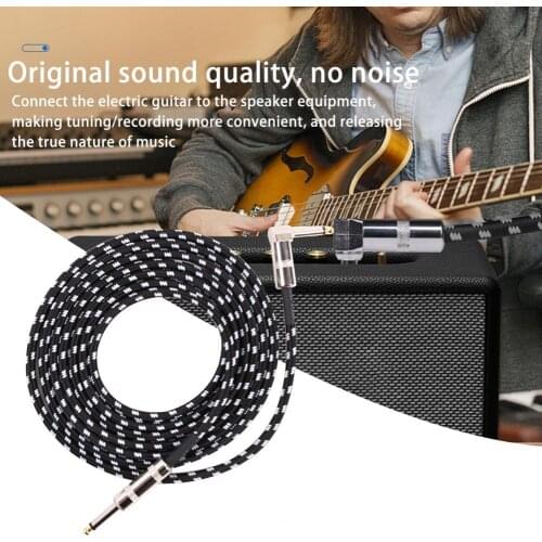 300cm Portable Space-saving Wear-resistant Guitar Instrument Cable