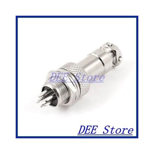 AC 200V 5A 1000V 4P 4 Pin Screw Aviation Connector Plug Joint
