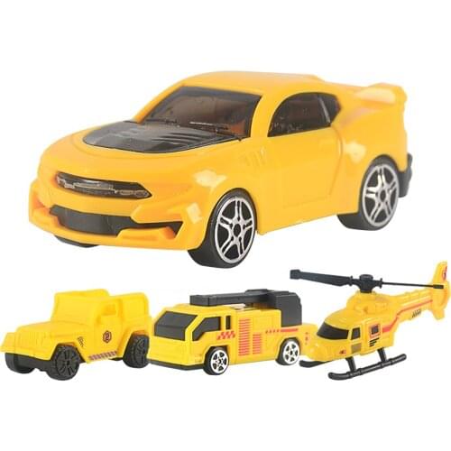 4pcs Classic Boy Children Excavator Tractor Dump Truck Models Kids Boys Mini Gifts Truck Vehicle Plastic Toy