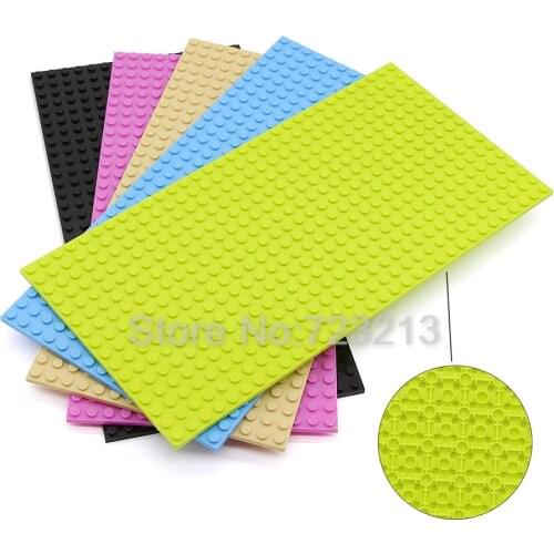 16*32 Dots Base Plate Building Blocks for Small Bricks Two-Side Baseplate Road Plate Baseplate Toys for Children
