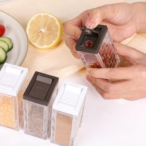 Pepper Storage Bottle Spice Jars Set Glass Candle With Lid Wholesale Empty Candy Box Barbecue Caps for Bottles Kitchen Organizer