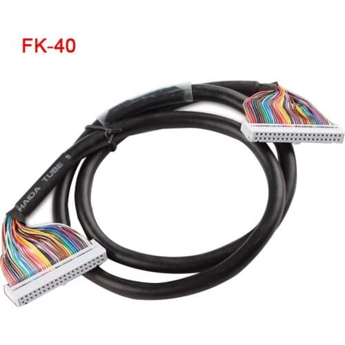 IDC40 Industrial Cable IDC40 breakout board cable, Round cable, with preassembly, not shielded, variable cable length