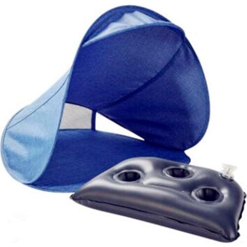 2019 Summer Beach Mini Sunshine Head Shelter Portable Foldable Sunshade Quick Automatic Opening Single Tent Sun Protection Tent