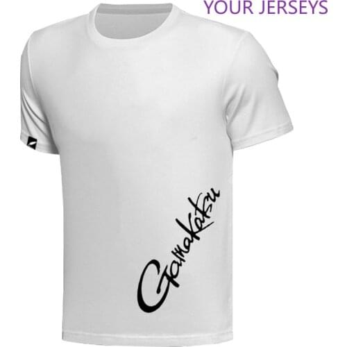 Gamakatsu 2022 Summer Outdoor Sports Wear T Shirt Fishing Clothes Men Short Sleeve Quick-Dry Breathable Plus Size Tshirt