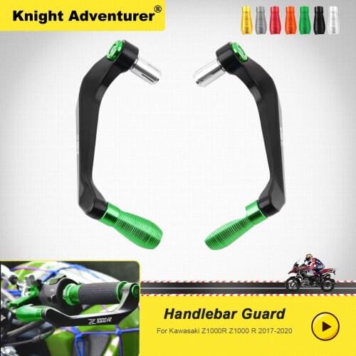 Motorcycle Handguards Grips Guard Brake Clutch Levers Protector Handle Bar Ends Cap For Kawasaki Z1000R Z1000 R 2017-2020