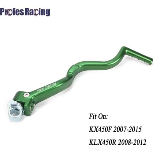 Motorcycle New Forged Kick Start Starter Lever For KX450F 2007-2015 KLX450R 2008-2012 Pedal Arm Motocross Dirt Bike Off Road
