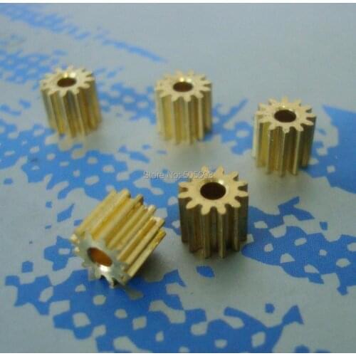 New product 0.4 Mould cooperl spur gear with 12 teeth hole 2mm for cnc machine 10pcs a pack