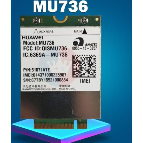 Original UNLOCKED HUAWEI MU736 3G NGFF M.2 interface Wireless Card WCDMA/HSP/HSPA+/EDGE/GPRS/GSM Module