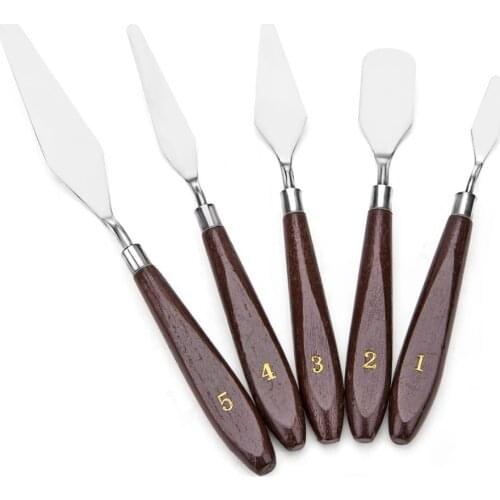 Palette Oil Mix Painter Paint Tool Scrape Scraper Knife Texture Artist Art Draw Spatula Drawer Watercolor Student Pigment