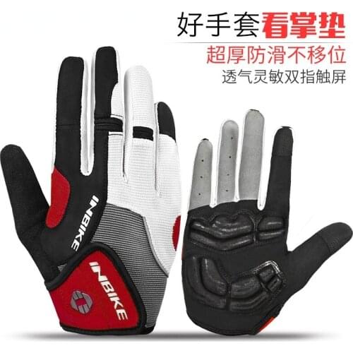 Outdoor Full finger Gel Touch Screen Cycling Gloves Off Road Dirt Mountain Bike Bicycle MTB DH Downhill Motocross Glove