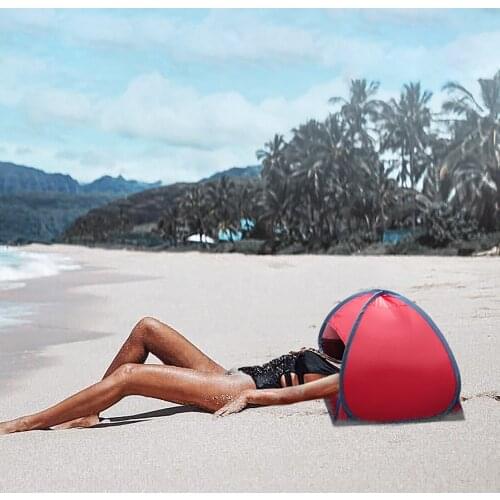 Beach Tent Automatic Pop Up UV Protection Sun Shelter Windproof Tent For Outdoors Foldable Tent With Storage Bag Camping Tent