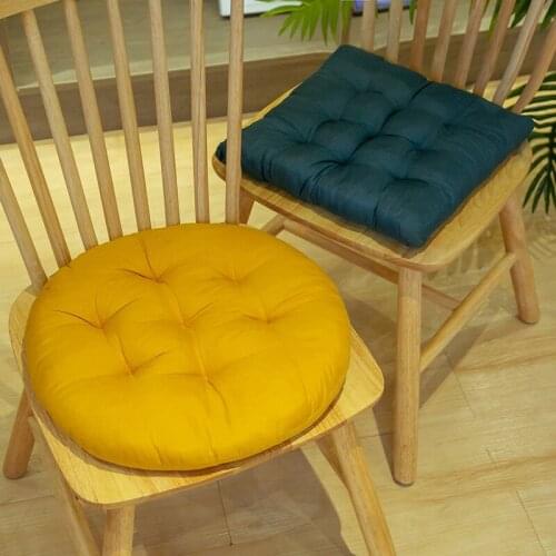 New Sofa Foam Seat Cushion Bar Stool Pad Solid Color Office Chair Seat Cushion Sofa Seat Buttocks Cushion Pads Soft Pillow