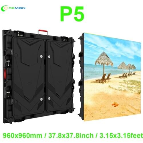 Factory sales led display cabinet p5 p10 960x960mm led tile cabinets panel RGB advertising led video wall