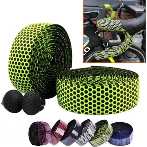 Anti-Slip Road Bike Handlebar Grip Tape Soft EVA Bicycle Handle Bar Strap wrap Outdoor Cycling Handle Belt for Bike