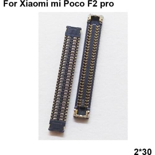 2pcs Dock Connector Micro USB Charging Port FPC connector For Xiaomi Poco F2 Pro logic on motherboard mainboard F 2 Pro