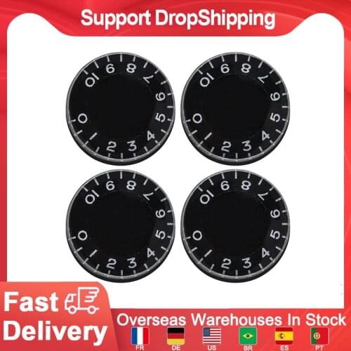 4pcs Speed Control Knobs Volume Tone Knobs Parts For Gibson Les Paul Replacement Electric Guitar Accessories