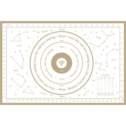 Silicone Mat Non-stick Heat-resistant Flexible Pastry Flour Baking Mat for Kitchen