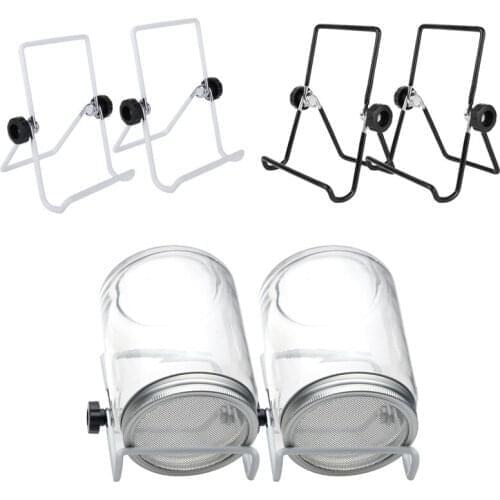 Foldable Stainless Steel Sprouting Stands Non-slip Scaffolds Mason Jar Stand Germination Cover Kit iPad Tablet Phone Stand
