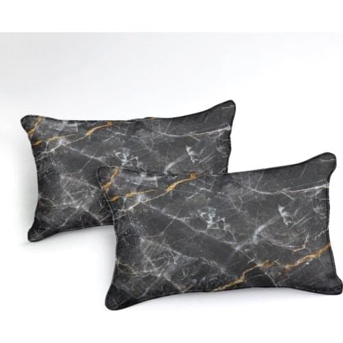 Modern Marble Pillowcases Pillow Case NO Filling Abstract Texture Pillow Shams Home Living Room Two Pair Black White pink