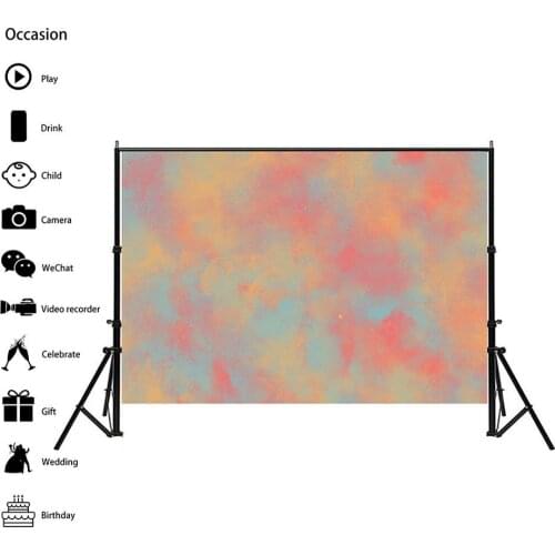Retro Tie-dye Theme Photography Background Cloth Festival Party Photo Background Photography Props