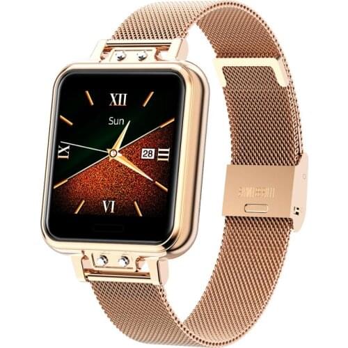ZL13 Smart Watch Women Stainless Steel Color Screen Smartwatch with Heart Rate, Blood Pressure, Female Health, and Notifications