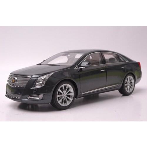 1:18 Diecast Model for GM Cadillac XTS 2014 Gray Sedan Alloy Toy Car Miniature Collection Gifts ATS