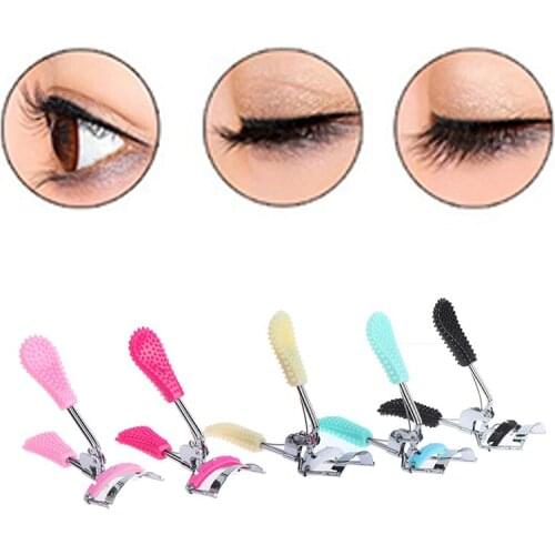 1Pc Natural Curling Eyelash Curler 3D Stereo Curling Eyelashes/10Pcs Black Eyelash Curler Replacement Pads Eyes Makeup Tool