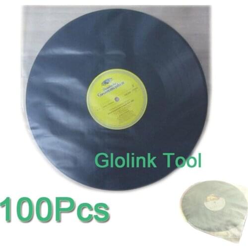 100pcs/lot LP gramophone record long-playing record inner plastic bags inner sleeves for the LP records 12"