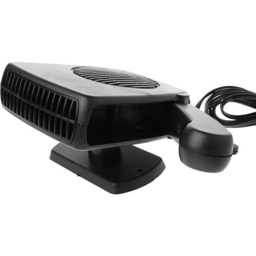 2 In 1 Car Portable Ceramic Heating Cooling Heater Fan Defroster Demister DC 12V F19A