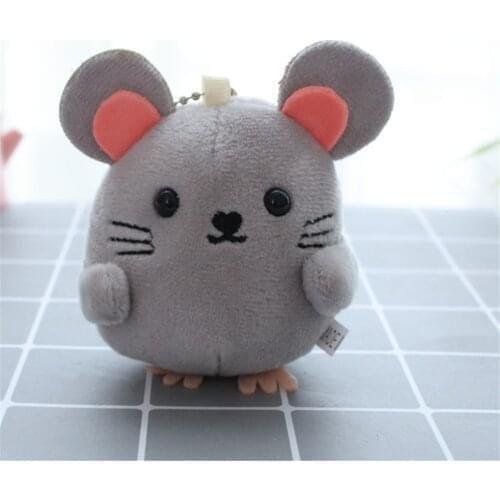 30PCS.LOT , 5-10CM Little Mouse Plush Stuffed Toy Doll , Cute Accessories Plush Toy