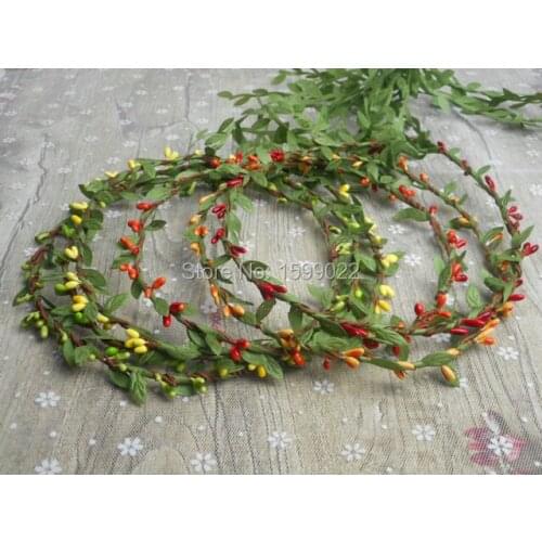 6PCS/lot Bohemian Flower Headband Elegant Diy Bridesmaid Headpieces Forest Wedding Decor Fairy Garden Party Hair Accessories