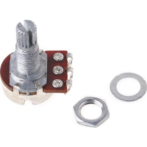 A25K Potentiometer Splined Pot Electric Guitar Bass Effect Amp Tone Volume 18mm Shaft Parts Guitar Part Accessories