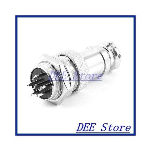 AC 200V 5A 1000V 3/8PT Thread 6P 6 Pin Aviation Connector Plug Joint