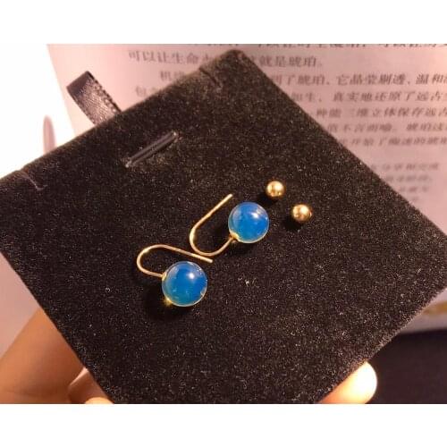 Женские золотые серьги Arsun Jewelry China At AliExpress