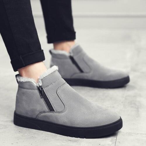 Hommes chaussures Men Boots High Quality Keep Warm Men Snow Boots Cheap Winter Ankle Boots Shoes Waterproof Outdoor Men