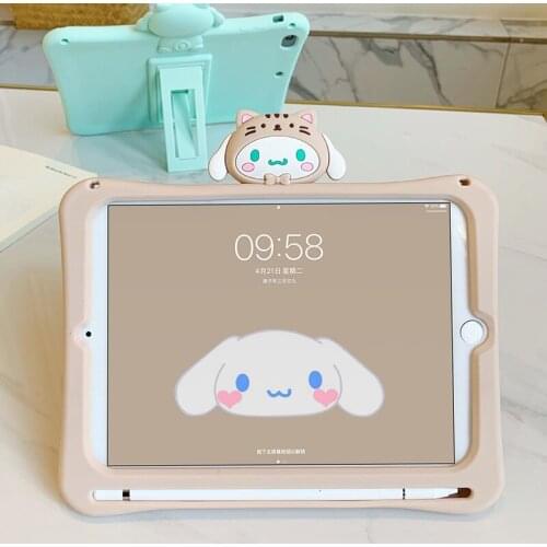 Ipad case is suitable for 2020 new iPad 8 flat case 10.2 pro 9.7air1 23 children 10.5 silicone case mini5 cartoon air3 11inch