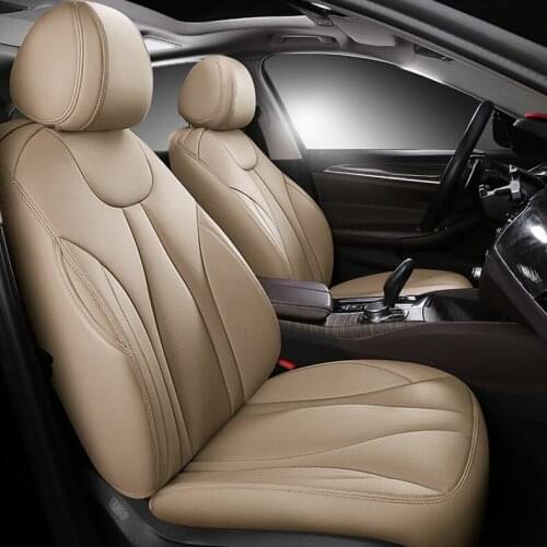 Custom cowhide Leather car seat cover for Citroen Aircross C4 C5 c6 c3-xr c2 ailice Triomphe c4 picasso car accessories stickers