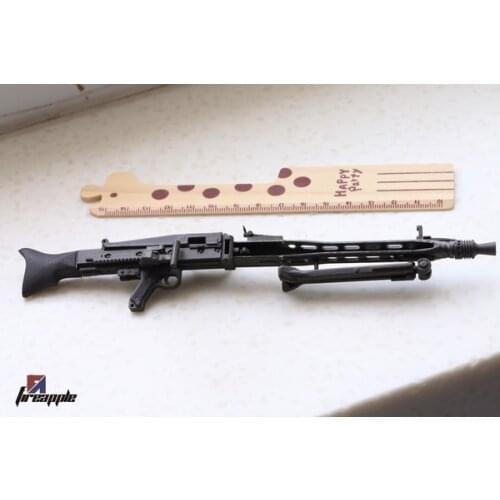 KNL HOBBY Action Figure Special Missing 1/6 Military Accessories Gun Die Dragon DML German MG42 Machine Gun Model Soldier