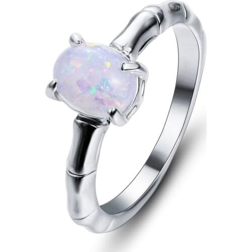 Fashion Bamboo natural stone rings for women 2020 vintage minimalist finger jewelry accesorios mujer anel de namoro wholesale