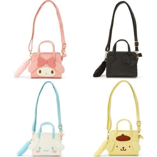 New Kawaii Anime Girls Kids Mini PU Messenger Bags Coin Purse For Children