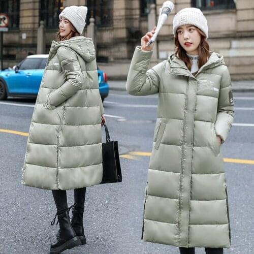 Winter Women Long Parkas Jacket Casual Slim Hooded Thick Warm Windproof Parkas Coat 2021 Fashion Female outwear parkas